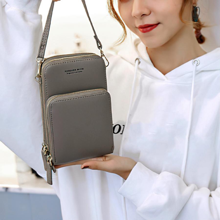 スマホショルダーバッグ レディース タッチ操作対応 スマホポシェット 多機能 スマホポーチ 入れたまま操作 斜め掛けミニバッグ メ便不可 tyin 001 Yani 通販 Yahoo ショッピング