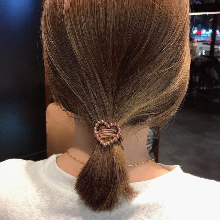 ヘアゴム 大人っぽい ヘアアクセサリー パール サークル ハートモチーフ ヘアアレンジ グッズ 髪留め ゴム 髪飾り パール ヘアゴム メール便送料無料 86jhao 002 Yani 通販 Yahoo ショッピング