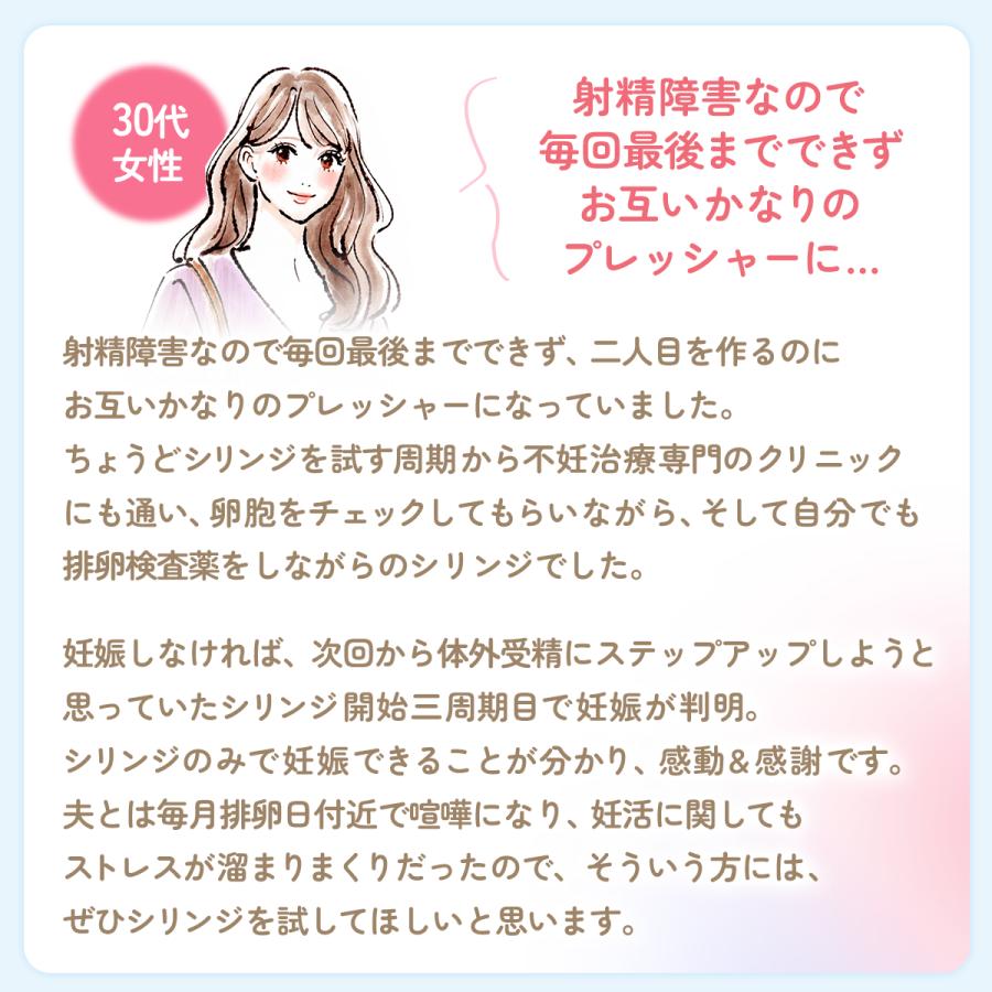 シリンジ 妊活 家庭用 シリンジ法キット プレメントシリンジ20回分 ※精液を無駄にしない採精シートセット選択可能 シリンジキット 不妊 タイミング法 日本製 |  | 06
