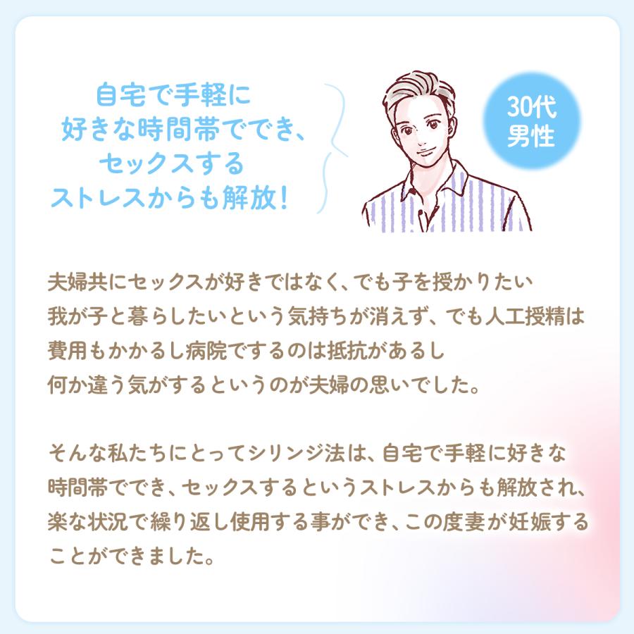 シリンジ 妊活 家庭用 シリンジ法キット プレメントシリンジ10回分 ※精液を無駄にしない採精シートセット シリンジキット 不妊 タイミング法 日本製 |  | 07
