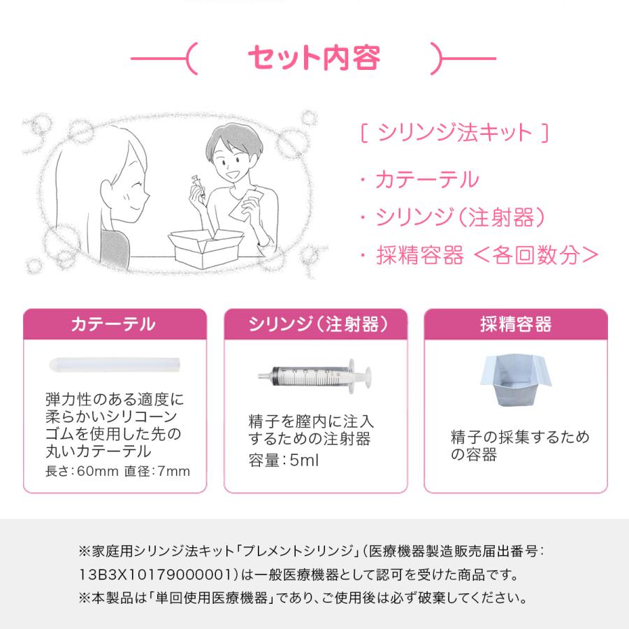 シリンジ 妊活 家庭用 シリンジ法キット プレメントシリンジ30回分 シリンジキット 不妊 タイミング法 日本製 : オンリースタイル ヤフー ...