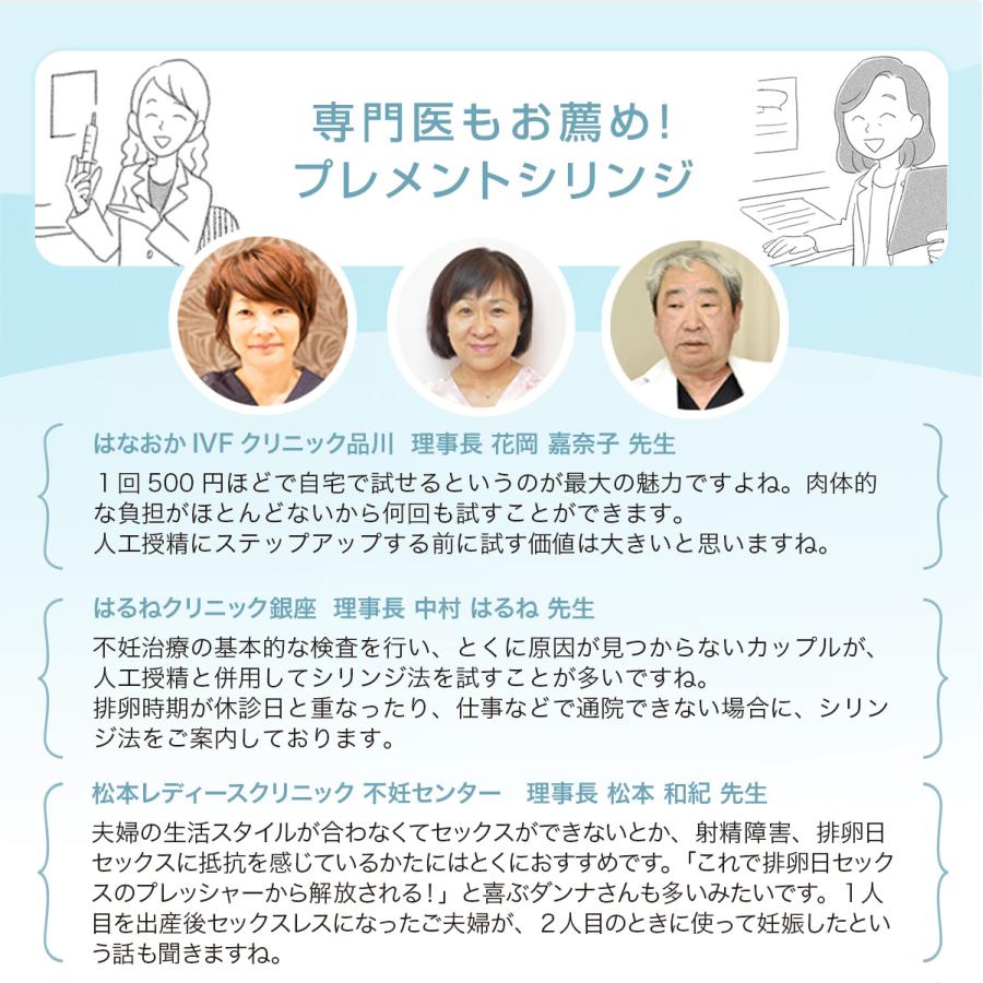 シリンジ 妊活 家庭用 シリンジ法キット プレメントシリンジ30回分 シリンジキット 不妊 タイミング法 日本製 : オンリースタイル ヤフー ...