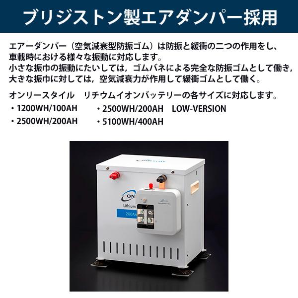 オンリースタイルリチウムイオンバッテリー用防振ステー（4個セット 