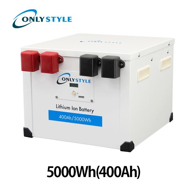 オンリースタイル リン酸鉄リチウムイオンバッテリー5000Wh/400Ah【バッテリーセーバー内蔵】（型式：OS-GSP400AH12V_5P ...