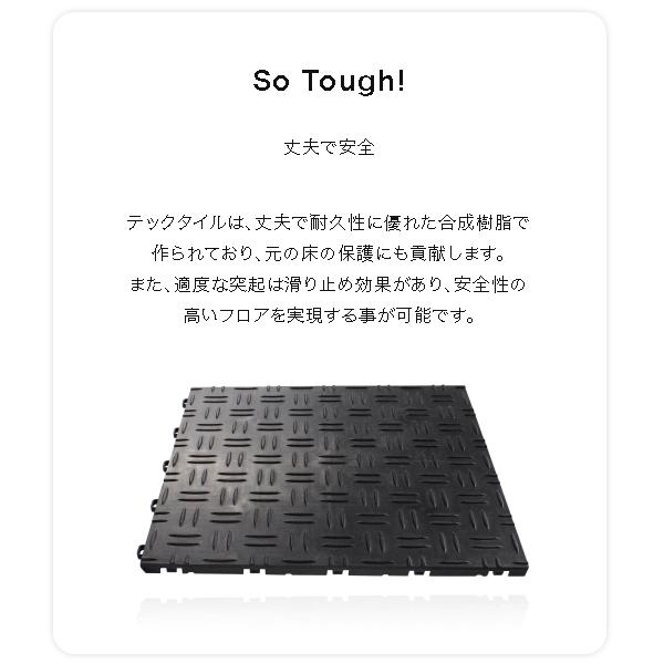 TECTile（テックタイル）【展示会サイズ】3小間セット 9,010mm×2,740mm（タイル216枚・エッジ70個・コーナー4個）（フロアマット パンチカーペット 防炎 床材）の画像