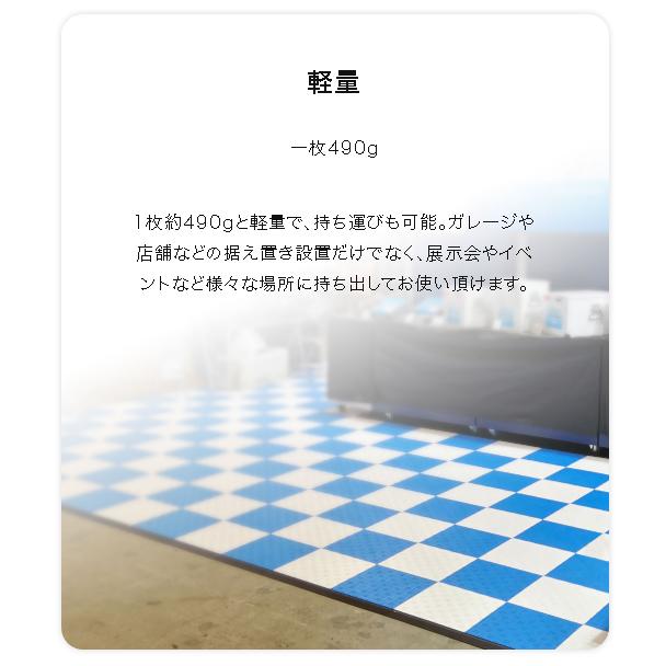 TECTile（テックタイル）【展示会サイズ】3小間セット 9,010mm×2,740mm（タイル216枚・エッジ70個・コーナー4個）（フロアマット パンチカーペット 防炎 床材）の画像