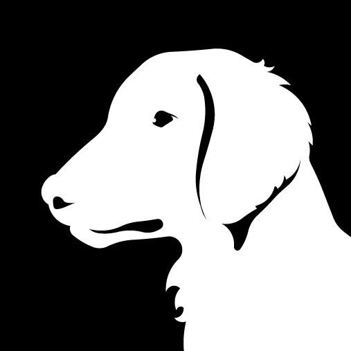 フラットコーテッドレトリーバー ステッカー フラット カッティングステッカー 車 名入り |  | 09