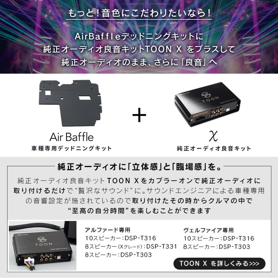 車種専用デッドニングキット DMS-T316 トヨタ アルファード/ヴェル