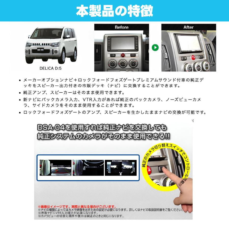 ナビ取替えキット DSA-04 デリカD:5用 ビートソニック公式 : ビート