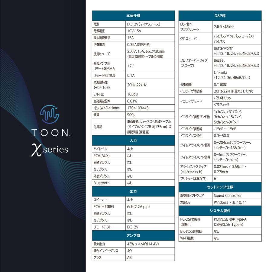 純正オーディオ良音キット DSP-H2 ホンダ 純正ナビ装着車用(24ピン) DSP機能付きアンプ  TOON X ビートソニック公式 | BeatーSonic | 06