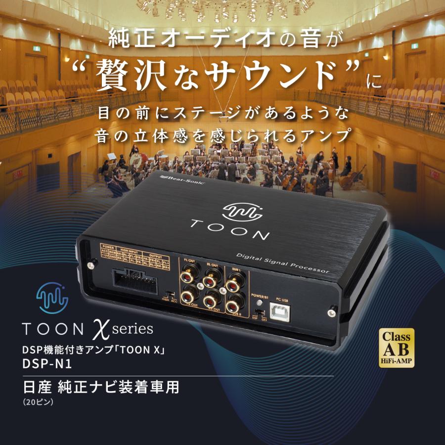 Beat-Sonic DSP-N1 カーオーディオアンプ BeatーSonic（ビートソニック） DSP-N1 Beat-Sonic DSP機能付きアンプ