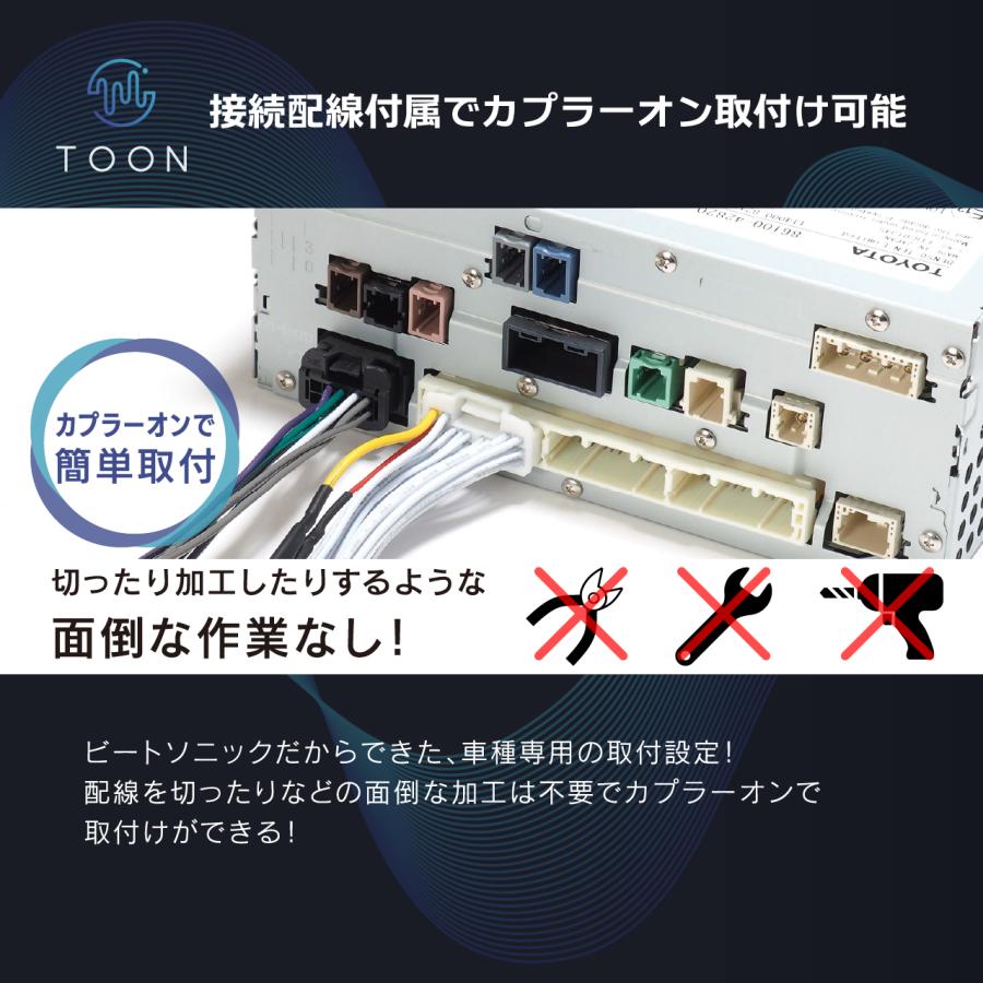 純正オーディオ良音キット DSP-T321 トヨタ ランドクルーザー300 DSP機能付きアンプ TOON X ビートソニック公式 | BeatーSonic | 02