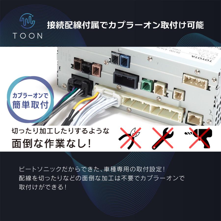 純正オーディオ良音キット DSP-T332 トヨタ ヤリスクロス DSP機能付きアンプ TOON X ビートソニック 公式 | BeatーSonic | 02