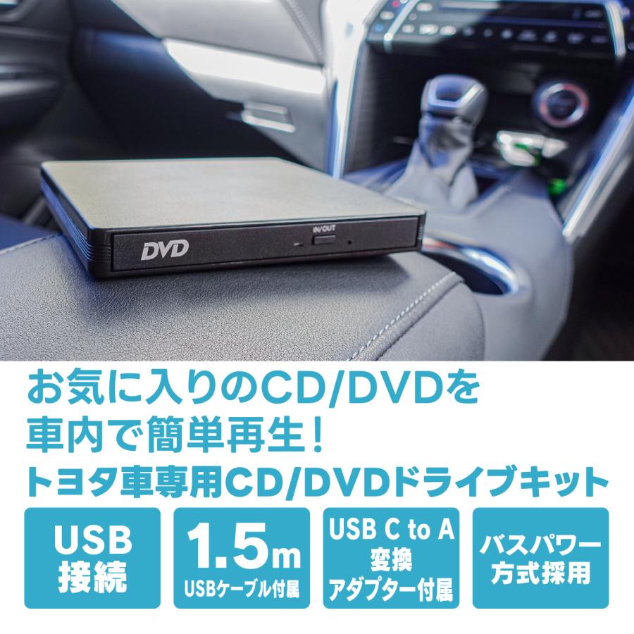 CD/DVDプレイヤー トヨタ ディスプレイオーディオPlus専用 DVX-T1