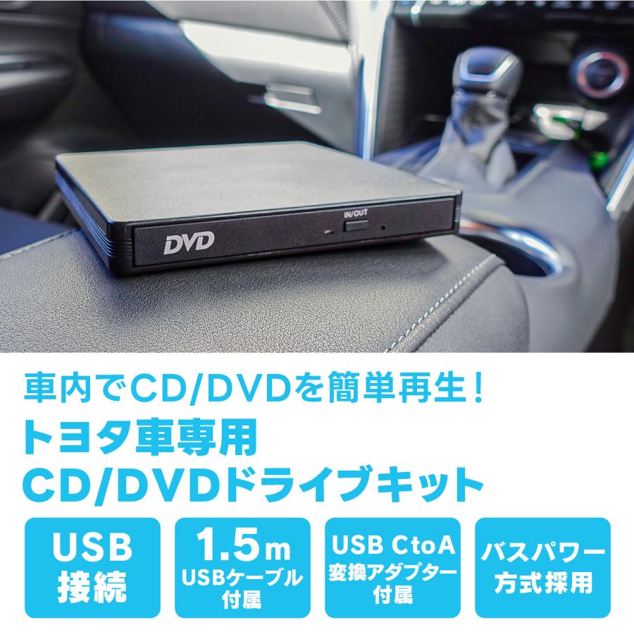 CD/DVDプレイヤー トヨタ ディスプレイオーディオPlus専用 DVX-T1