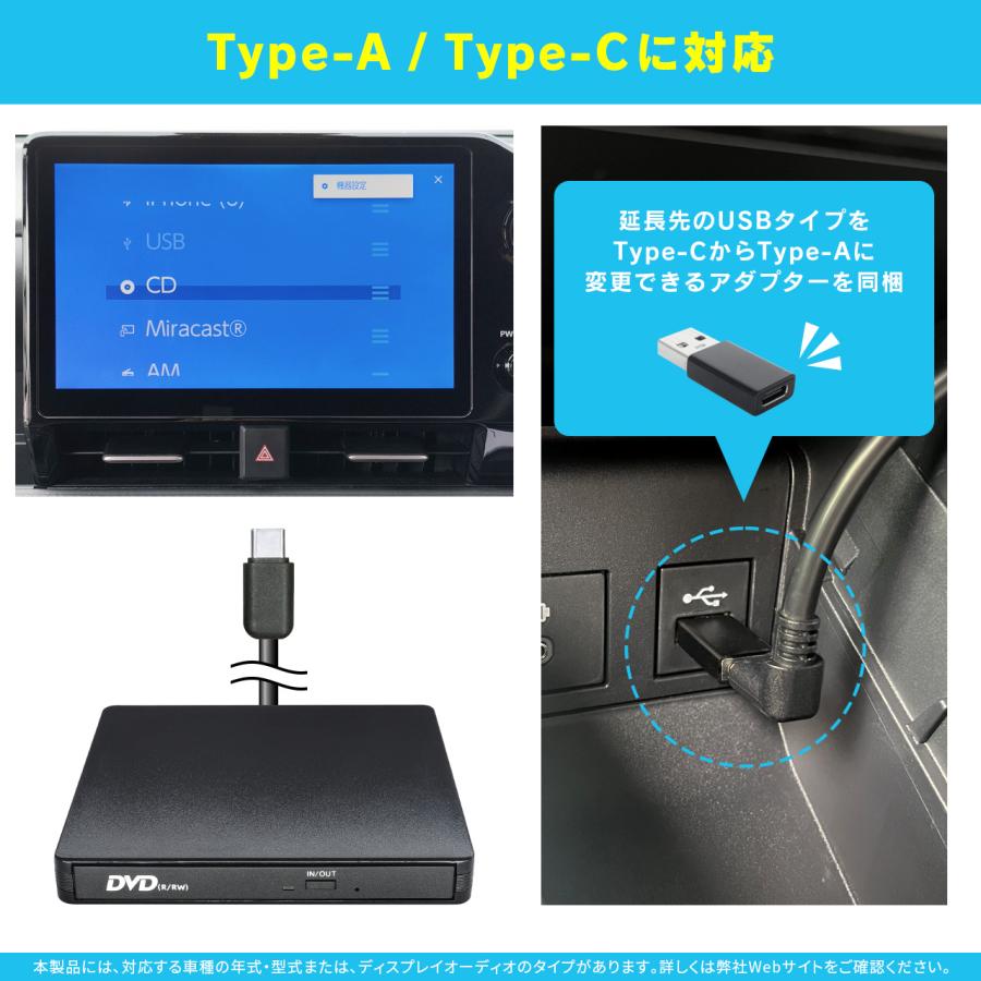 CD/DVDプレイヤー トヨタ ディスプレイオーディオPlus専用 DVX-T1