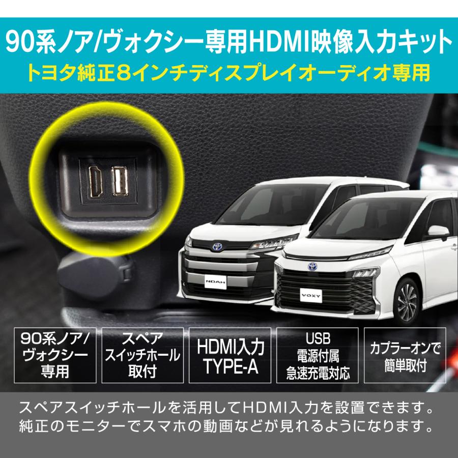Beat-Sonic HDMI映像入力キット トヨタノア/ヴォクシー90系専用 BeatーSonic HDMI映像入力キット HDK02A ノア/ヴォクシー90系