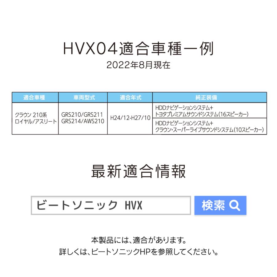 デジタルインプットインターフェース HVXT04 クラウン210系 ロイヤル/アスリート【ビートソニック 公式】 |  | 03