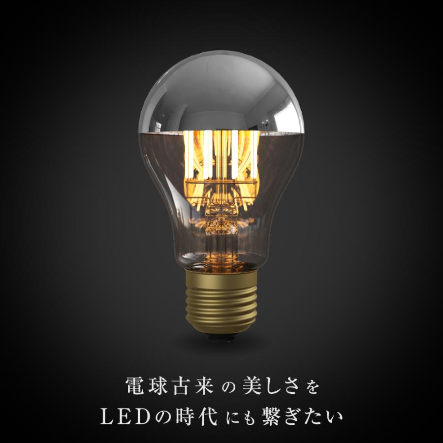 Siphon フィラメントLED電球「Siphon」ザ・バルブ LDF38D E26 Silver