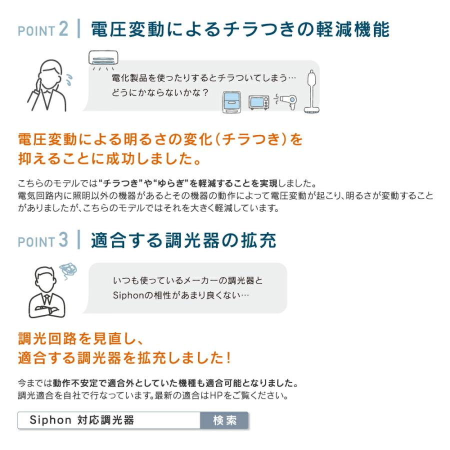 Siphon 3年保証 フィラメントLED電球「Siphon」ザ・バルブ60フロスト