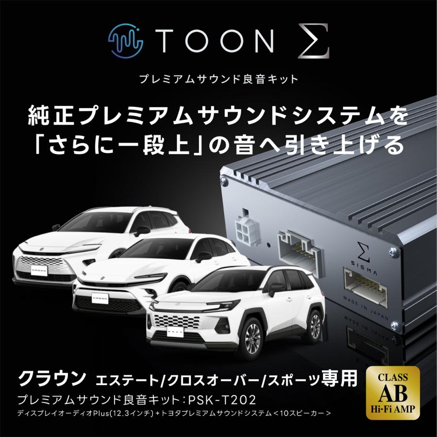 プレミアムサウンド良音キット PSK-T202 トヨタ クラウンクロス