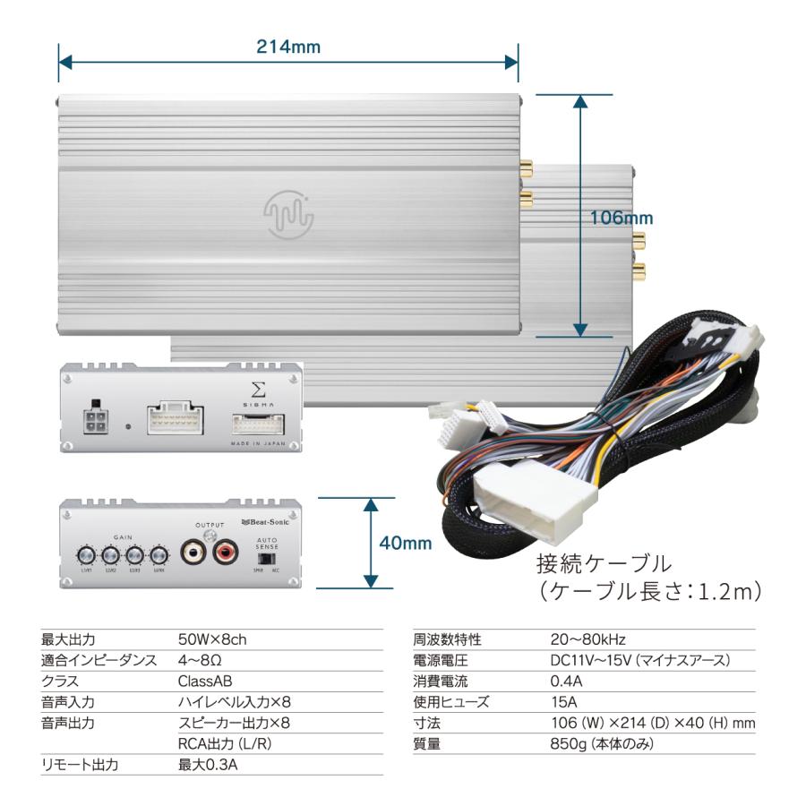 プレミアムサウンド良音キット PSK-T601 トヨタ GRヤリス専用 TOON Σ