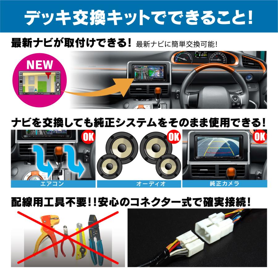 ナビ取替えキット トヨタ純正ディスプレイオーディオ専用 SLX-72R