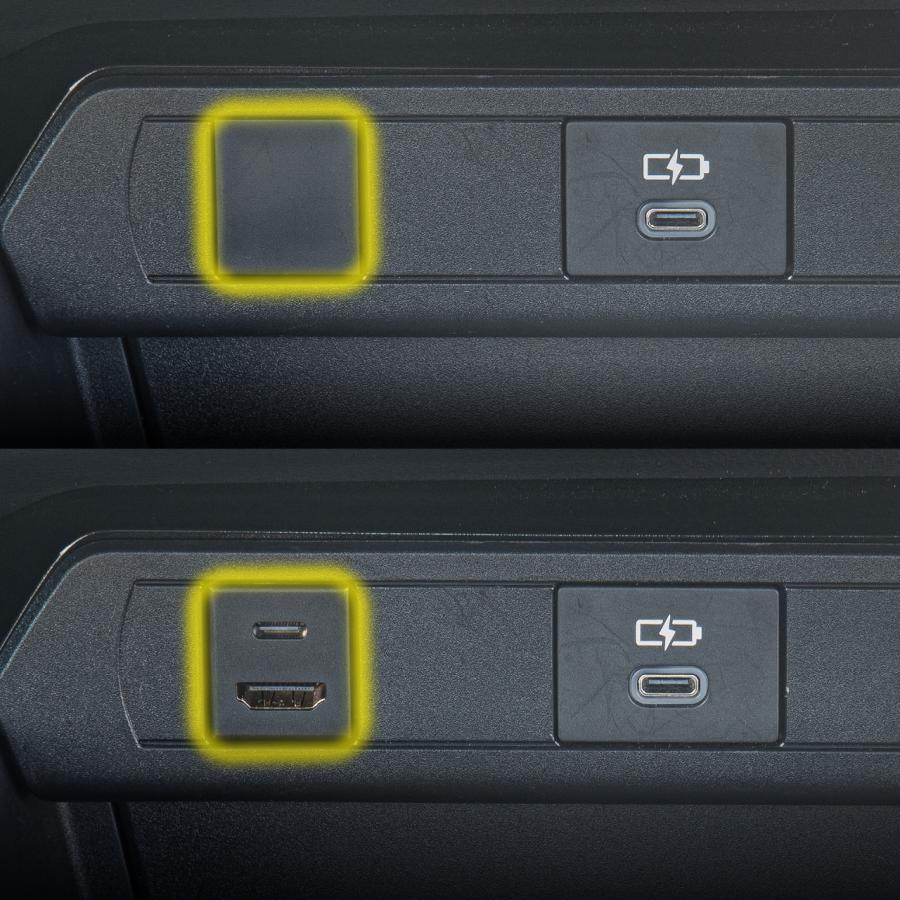 USB/HDMI延長ケーブル  USB22 : トヨタ/ダイハツ専用 USB(C to C) HDMI(A to A) 2m スペアスイッチホールがUSB/HDMI入力端子に変身【ビートソニック公式】 |  | 04