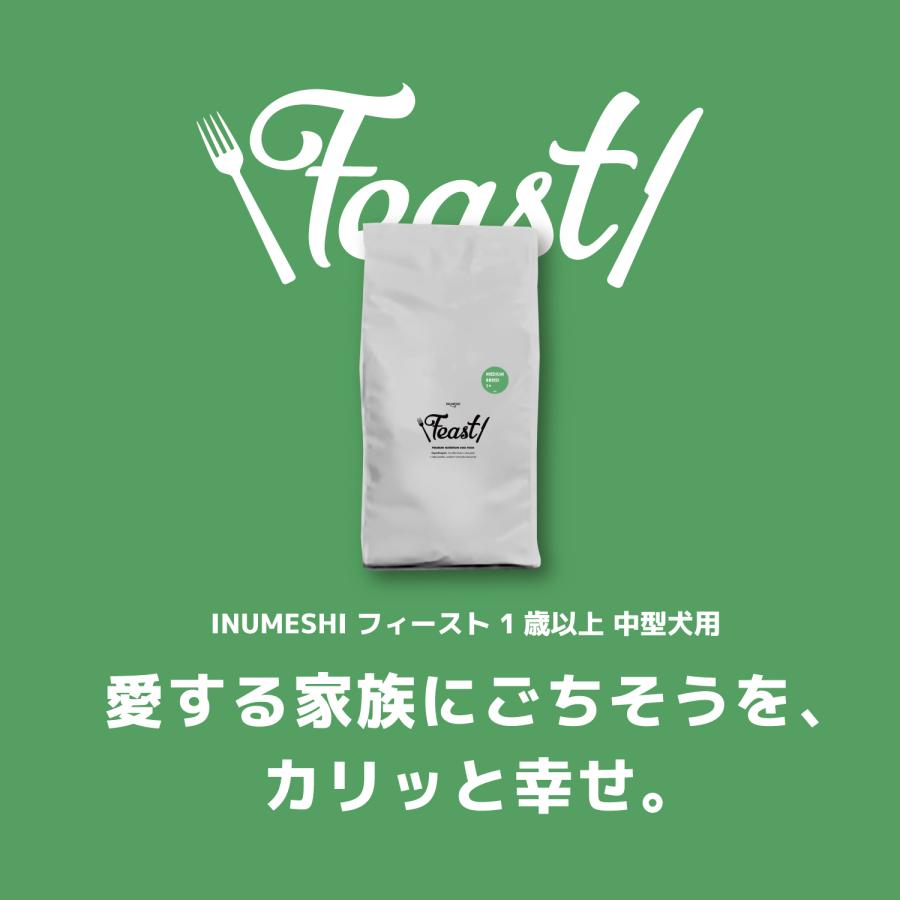 INUMESHI　フィースト　1歳以上　中型犬用　15kg　ブリーダーパック |  | 01
