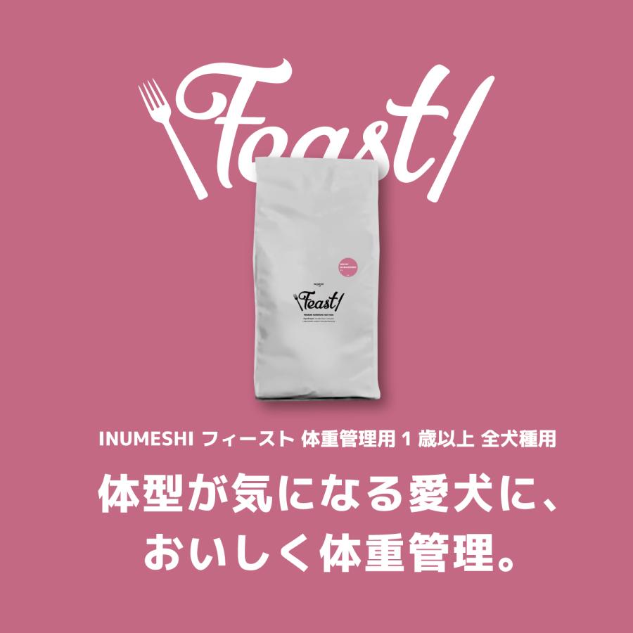 INUMESHI フィースト 体重管理用 1歳以上 全犬種用 15kg ブリーダー