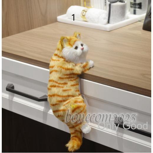 リアルねこ 猫ぬいぐるみ ペルシャ 手作り 動物モデル 座る 本物
