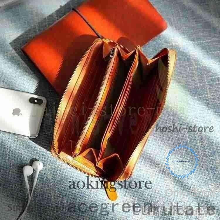 新品多機能栃木レザー長財布ヌメ革本革レザーメンズ財布大容量ロング