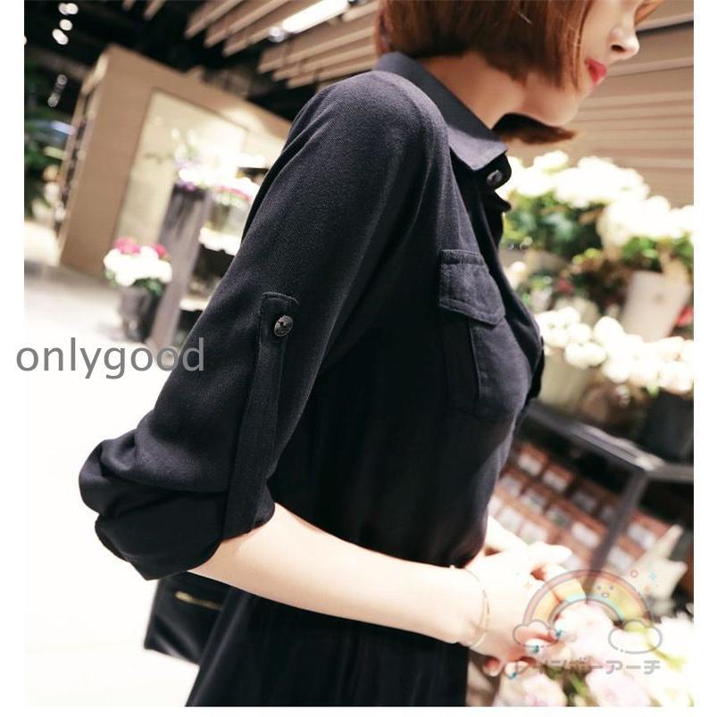 ワンピース きれいめ30代春 夏 レディース シャツワンピース 秋 冬