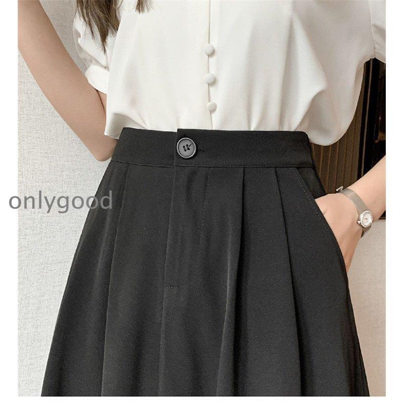 スカート 春夏 フレアスカート ロング 40代 レディース 黒 ロング