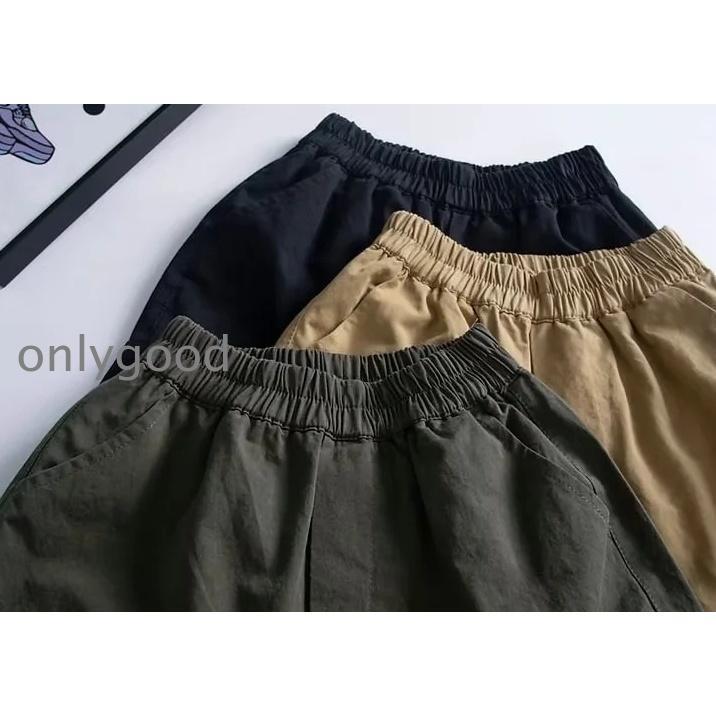 ロングパンツ カーゴパンツ 長ズボン キッズ ジュニア 子供 男の子 ボーイズ ボトムス ウエストゴム 裾ゴム 英字ロゴ カジュアル シンプル 着回し | ブランド登録なし | 06