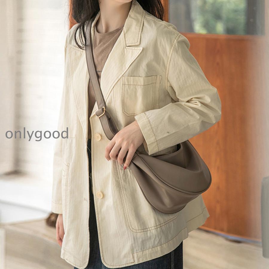 ハーフムーンショルダーバッグボディバッグ : Only Good - 通販