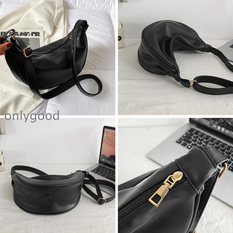 ハーフムーンショルダーバッグボディバッグ : Only Good - 通販