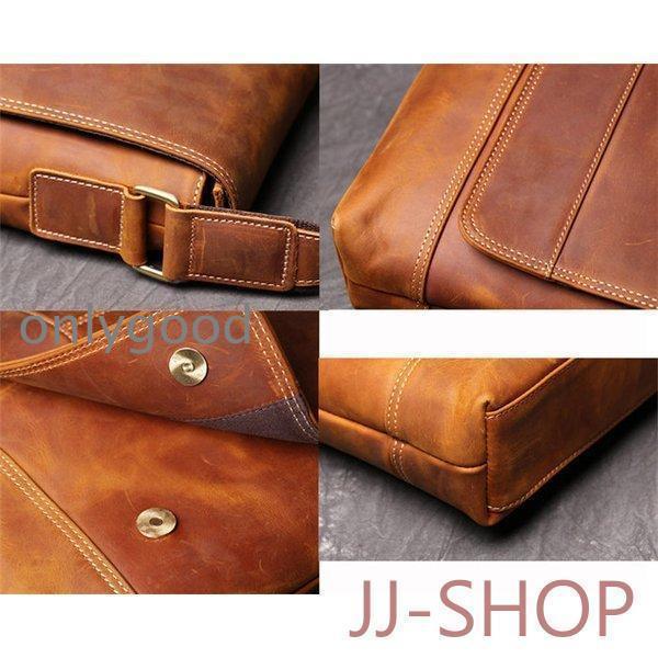 ショルダーバッグ 本革 メッセンジャー ビジネスバッグ 斜めがけバッグ
