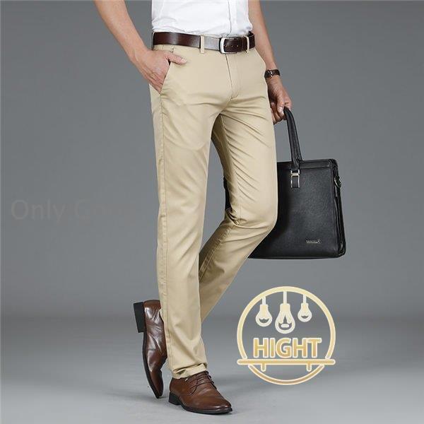 スラックス メンズ ストレッチパンツ 紳士スラックス ネイビー カーキ