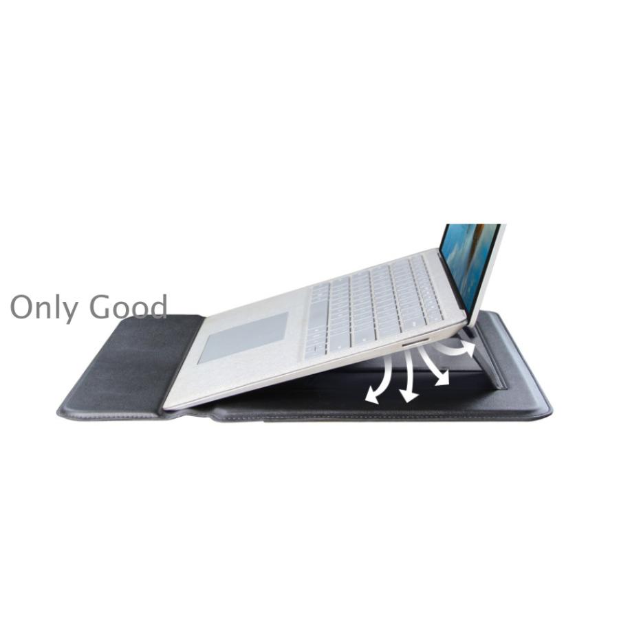 ノートパソコン ケース 多機能 レザー PCスタンド マウスパッド