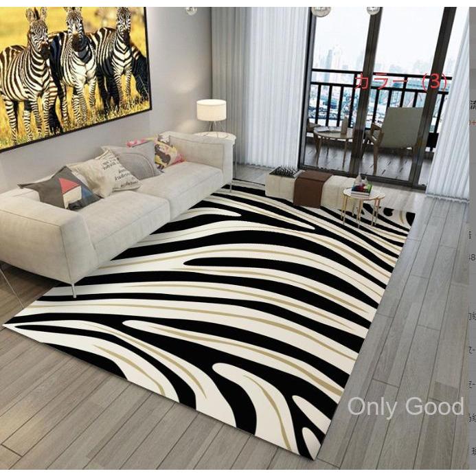 カーペットアニマルデザイン カラー ラグ アニマル柄 ゼブラ柄