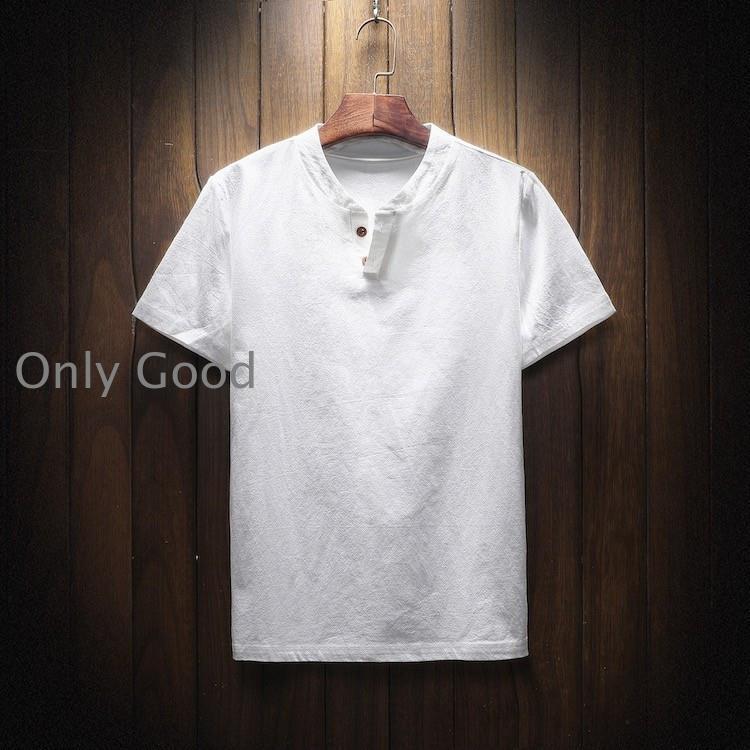 maillot リネン 半袖Tシャツ ホワイト サイズ2 リネンTシャツ メンズ 半袖Tシャツ Tシャツ 半袖 綿麻Tシャツ 無地 夏