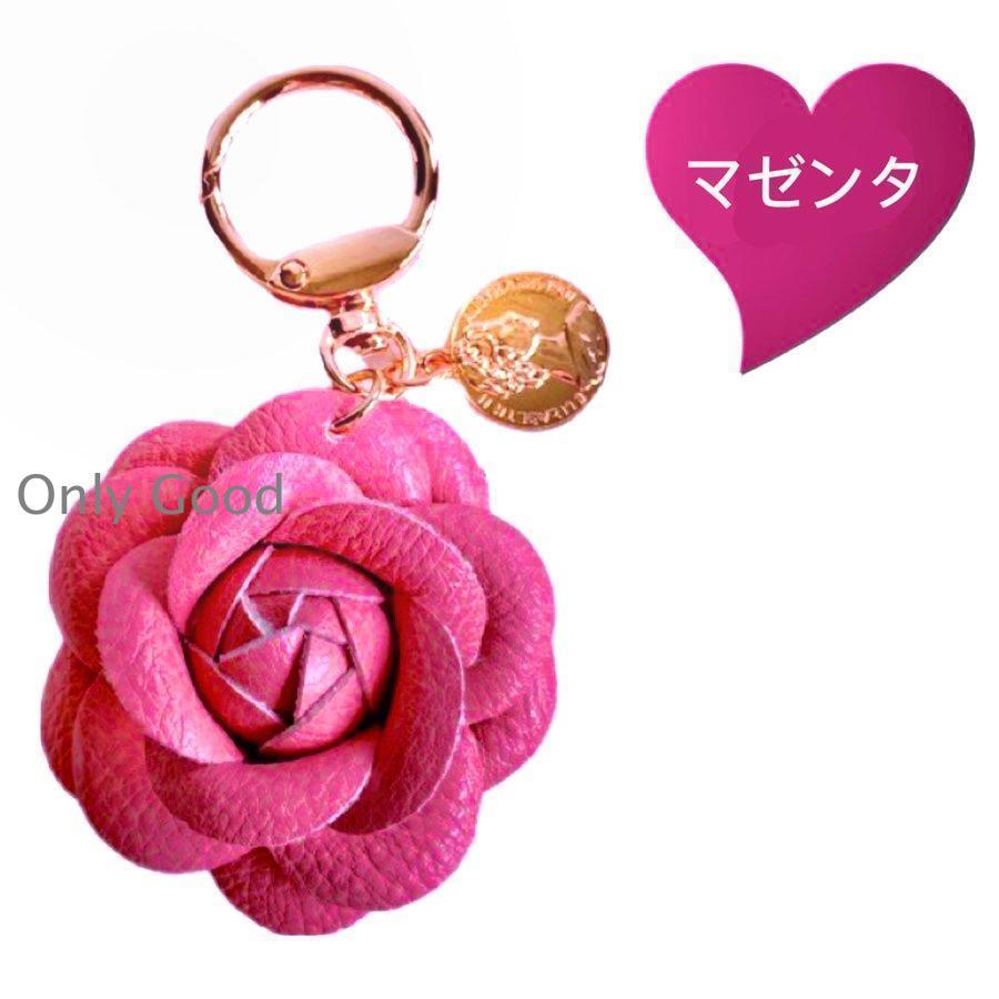 キーホルダー　バックチャーム　ハンドメイド　リボン　ピンク　ハート　花 レディース バッグチャーム 花 リボン 布 革 キーホルダー 可愛い