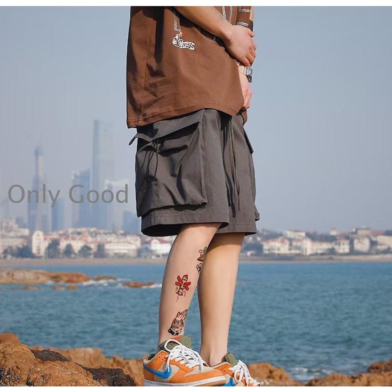 カーゴパンツ メンズ ハーフパンツ 5分丈 ショートパンツ 短パン 薄手