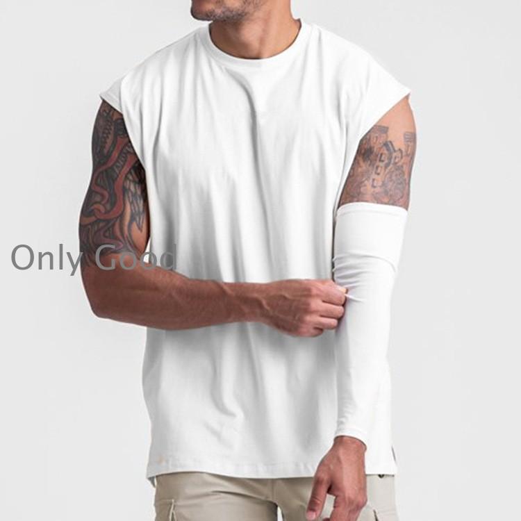 Tシャツ メンズ クルーネック ノースリーブ タンクトップ 無地 