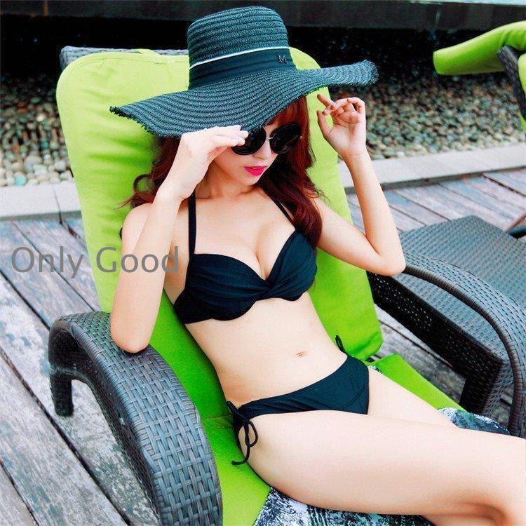 水着ワンピースシンプルベーシックビキニバンドゥスイムウェアワイヤー