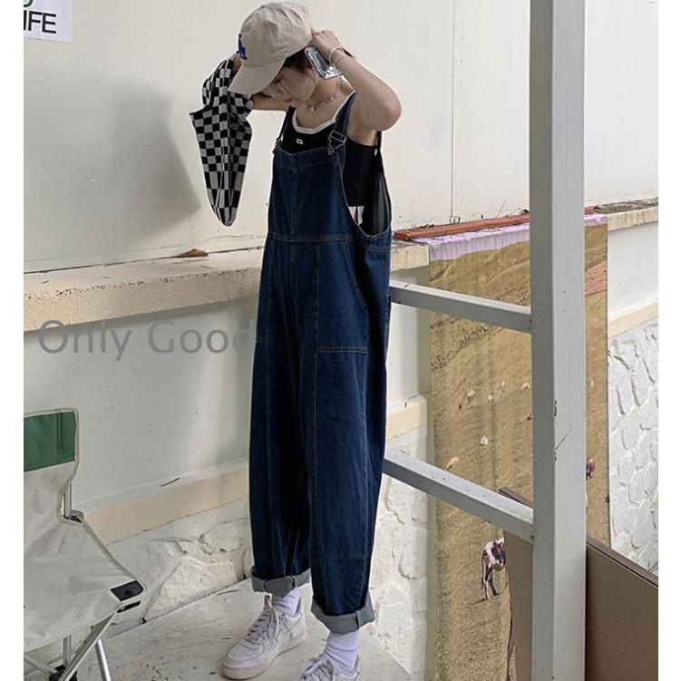 大きいサイズ レディース オーバーオール デニムサロペットパンツ