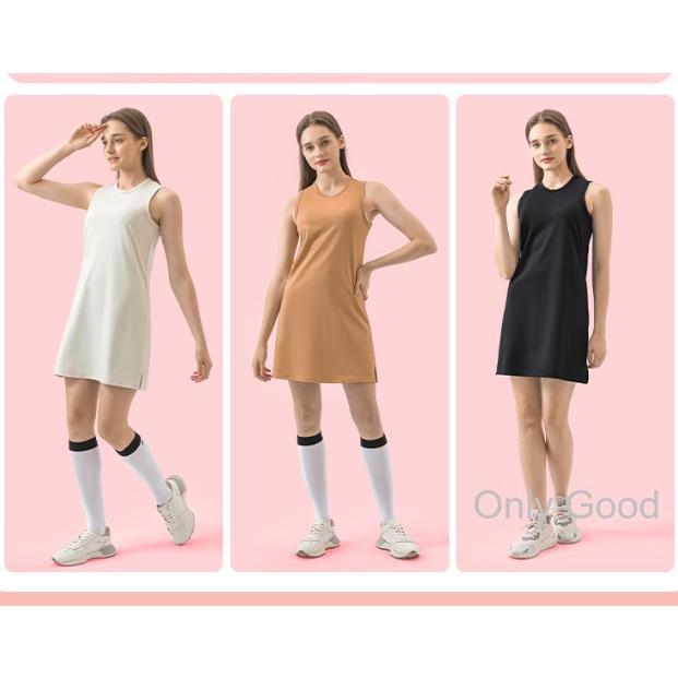 チュニック ワンピース レディース 夏 ノースリーブ ロングTシャツ