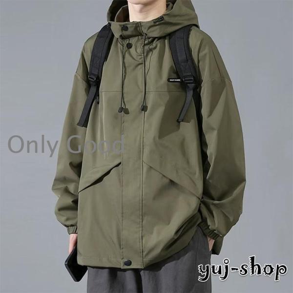 マウンテンパーカー メンズ 撥水加工 ブルゾン ジャケット アウター