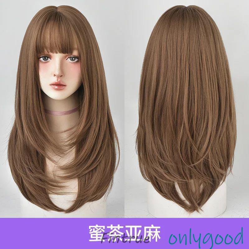 フルウィッグ ロング ストレート グラデーション 普段使い 自然